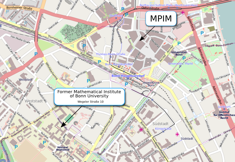 directions for the former mathematical institute